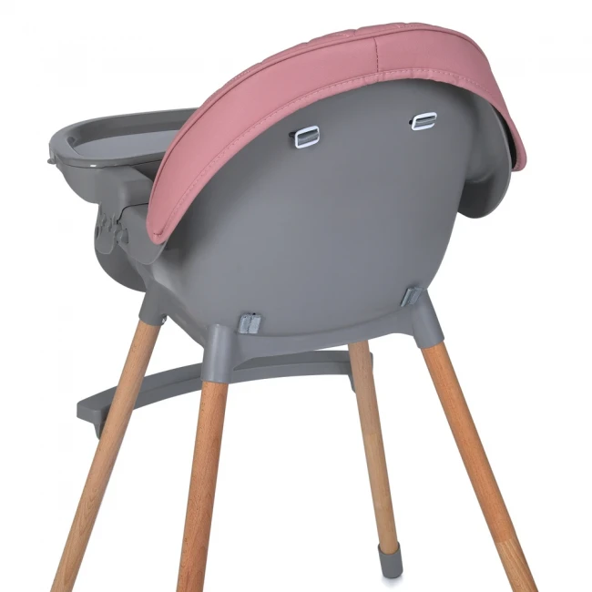 Стульчик для кормления El Camino ME 1111 LUMI Pink (съемный столик, чехол)