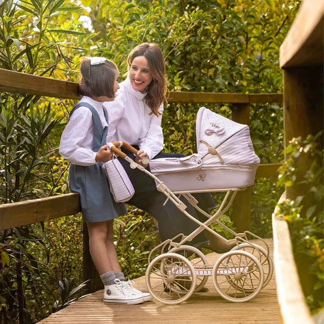 Коляска для ляльок DeCuevas 80078 Verona (класична, кошик, сумка)