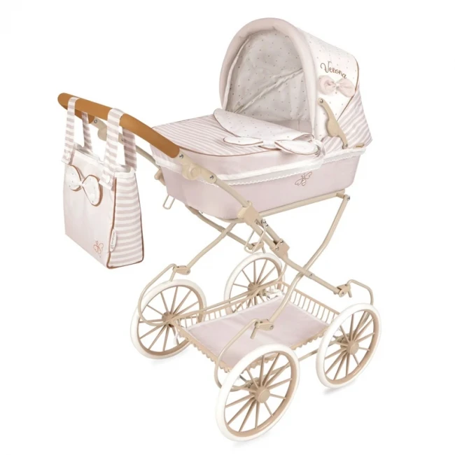 Коляска для кукол DeCuevas 80078 Verona (классическая, корзинка, сумка)