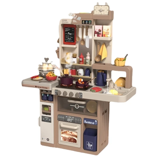 Детская большая кухня Limo Toy 889-232 (высота 93 см, свет, звук, вода, парогенератор, яйцеварка)