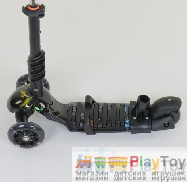Самокат-беговел детский трехколесный Best Scooter (35110) 5 в 1, есть подсветка колес, PU-колеса, абстракция Самокат-беговел детский трехколесный Best Scooter (35110) 5 в 1, есть подсветка колес, PU-колеса, абстракция