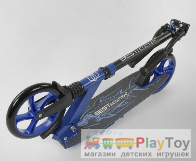 Самокат детский двухколесный Best Scooter (97540) "Shark", амортизатор, колеса 200 - PU Самокат детский двухколесный Best Scooter (97540) "Shark", амортизатор, колеса 200 - PU
