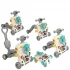 Ходунки-каталка Activity Walker 6036 6 в 1 (подсветка, звук, мелодии, пискавка, пальчиковые игры, сортировка по формам)