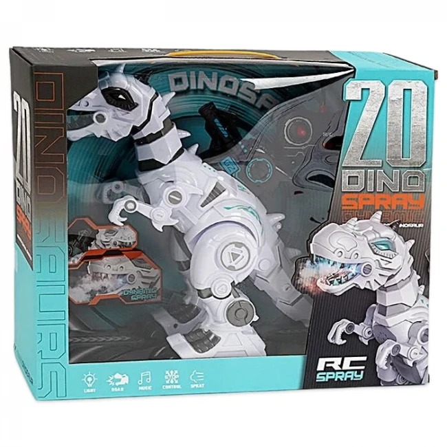 Робот динозавр 585-20 A на радиоуправлении (36 см, аккумулятор, свет, звук, пар) Робот динозавр 585-20 A на радиоуправлении (36 см, аккумулятор, свет, звук, пар)