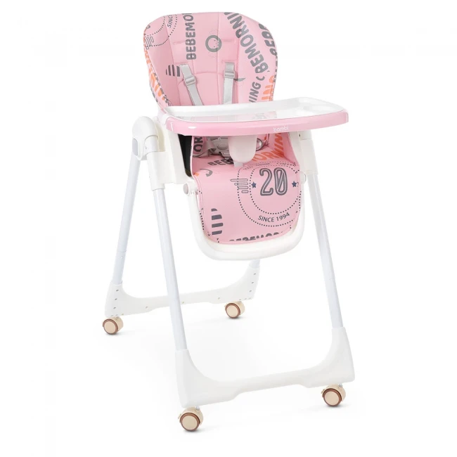 Стульчик для кормления Bambi M 5673-8 (съемный столик, чехол, 4 колеса)