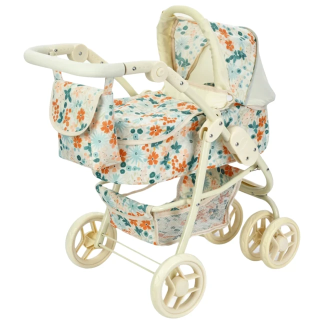 Коляска для кукол Melogo 9662M 3в1 (трансформер, люлька-переноска, корзинка, сумка) Коляска для кукол Melogo 9662M 3в1 (трансформер, люлька-переноска, корзинка, сумка)