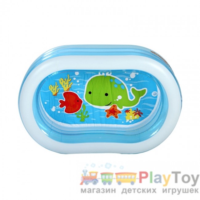 Детский надувной бассейн Intex (57482) Овальный "Нежность" 238 литров,163 x 107 x 46 см