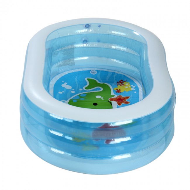 Детский надувной бассейн Intex (57482) Овальный "Нежность" 238 литров,163 x 107 x 46 см