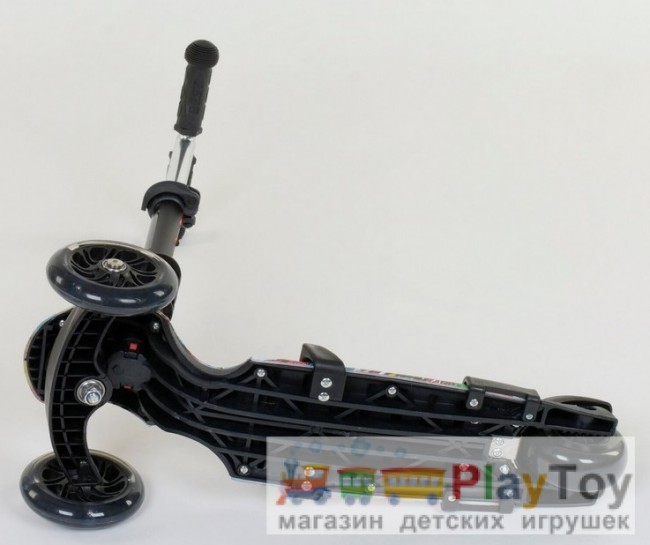 Самокат-беговел детский трехколесный Best Scooter (34760) 5 в 1, есть подсветка колес, PU-колеса, абстракция Самокат-беговел детский трехколесный Best Scooter (34760) 5 в 1, есть подсветка колес, PU-колеса, абстракция