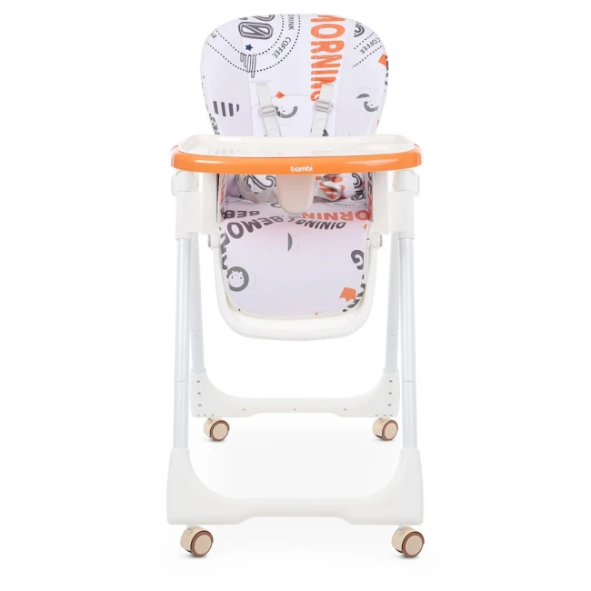 Стульчик для кормления Bambi M 5673-7 (съемный столик, чехол, 4 колеса) Стульчик для кормления Bambi M 5673-7 (съемный столик, чехол, 4 колеса)