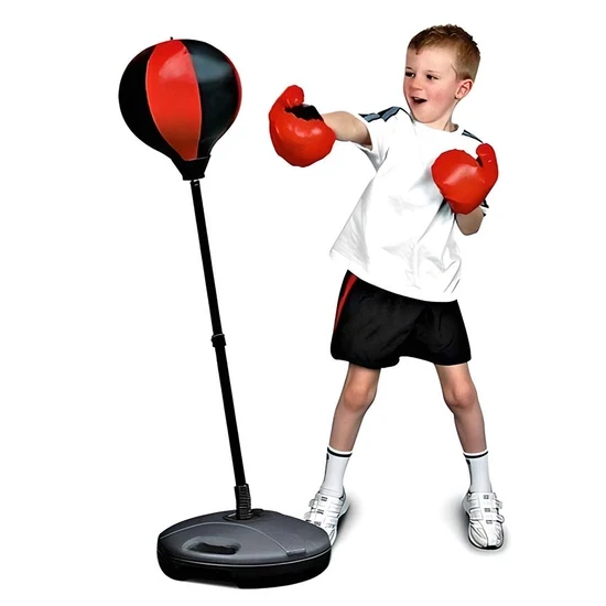 Боксерский набор Profi MS 0332 (груша 25 см, стойка 90-130 см, перчатки)