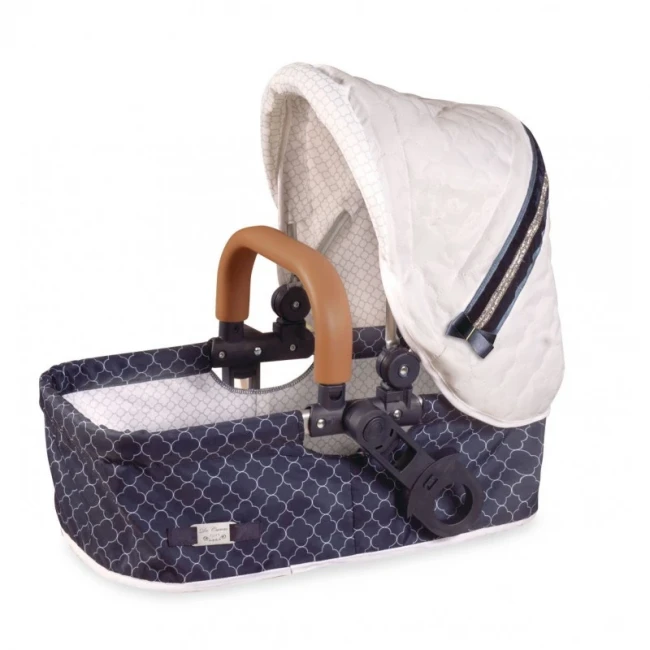 Коляска для ляльок DeCuevas 80537 Top Collection 3в1 (трансформер, кошик, сумка)