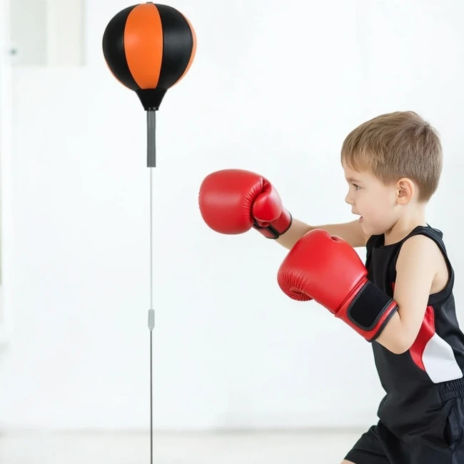 Боксерський набір Boxing MS 4682 (груша, стійка 160-180 см, насос)