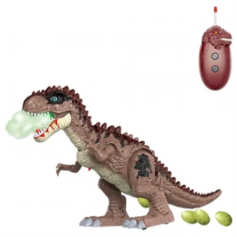 Робот динозавр 666-70 A на радиоуправлении (47 см, аккумулятор, свет, звук, парогенератор)