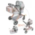 Коляска для кукол DeCuevas 81777 Cytix 3в1 (прогулочная, корзинка, сумка)
