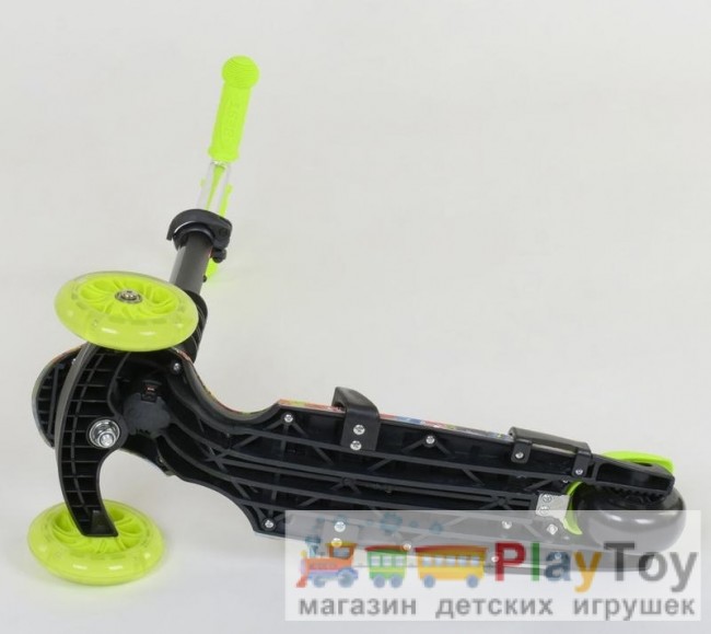 Самокат-біговів дитячий триколісний Best Scooter (55945) 5 в 1, є підсвічування коліс, PU-колеса, абстракція Самокат-біговів дитячий триколісний Best Scooter (55945) 5 в 1, є підсвічування коліс, PU-колеса, абстракція