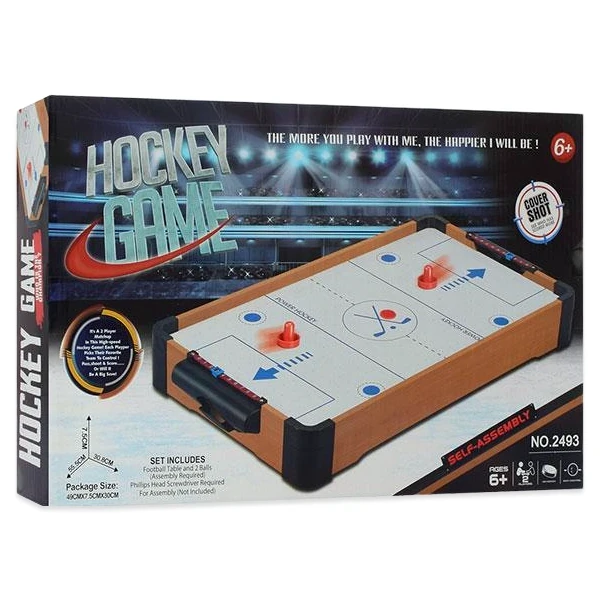 Настольный аэрохоккей Hockey Game 2493 (55,5x30,8x7,5 см, на батарейках) Настольный аэрохоккей Hockey Game 2493 (55,5x30,8x7,5 см, на батарейках)