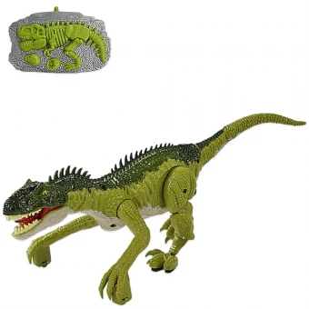 Робот динозавр NY 064 A на радиоуправлении (17 см, аккумулятор, свет, звук)