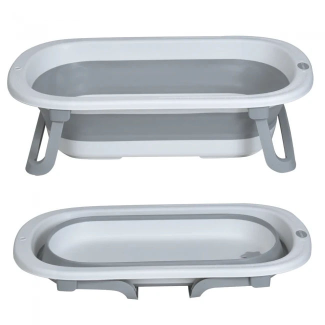 Ванночка детская El Camino ME 1152 BASIC Gray (складная)
