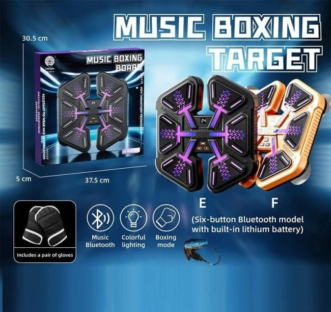 Музичний боксерський тренажер Boxing 7782 EF (підсвічування, музика, акумулятор, bluetooth, рукавички) Музичний боксерський тренажер Boxing 7782 EF (підсвічування, музика, акумулятор, bluetooth, рукавички)
