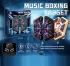 Музыкальный боксерский тренажер Boxing 7782 EF (подсветка, музыка, аккумулятор, bluetooth, перчатки)