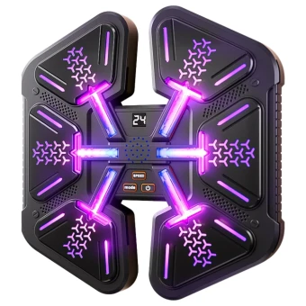 Музыкальный боксерский тренажер Boxing 7782 EF (подсветка, музыка, аккумулятор, bluetooth, перчатки)