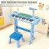 Дитяче піаніно Electronic Piano 328-65 зі стільчиком (мікрофон, запис, USB, від мережі/батарейок)