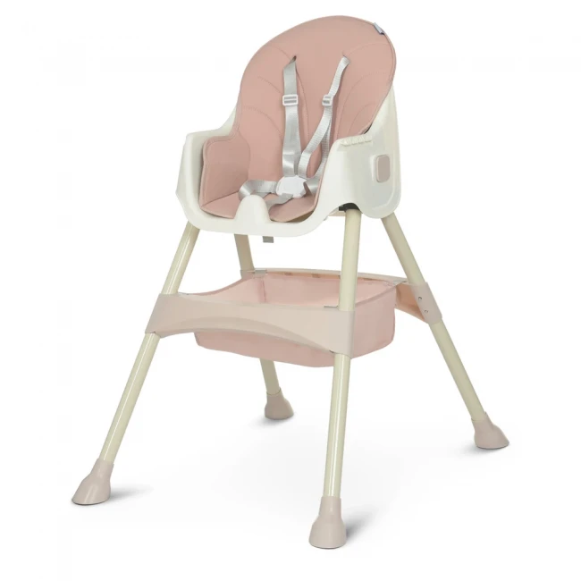Стільчик для годування Bambi M 4136-2 Pink (знімний столик, кошик, чохол)