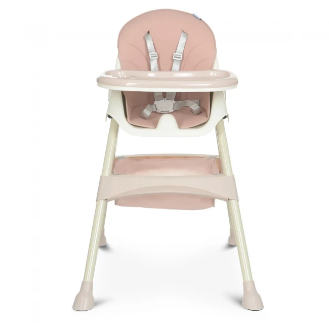 Стільчик для годування Bambi M 4136-2 Pink (знімний столик, кошик, чохол)