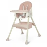 Стульчик для кормления Bambi M 4136-2 Pink (съемный столик, корзинка, чехол)