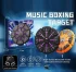 Музыкальный боксерский тренажер Boxing 7782 IJ (подсветка, музыка, аккумулятор, bluetooth, перчатки)
