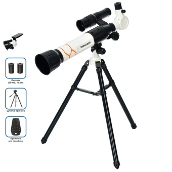 Детский телескоп Limo Toy SK 0031 AB (39 см, увеличение 20-40x, компас, крепление для телефона, штатив)