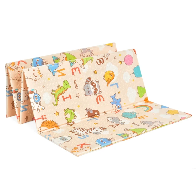 Коврик детский Bambi MR 1555-4 (200x180 см, двухсторонний, в сумке)