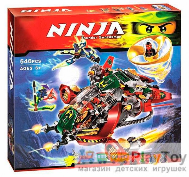Конструктор "Ninja" (10398) Ронин Рекс 546 деталей