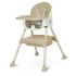 Стільчик для годування Bambi M 4136-2 Beige (знімний столик, кошик, чохол)