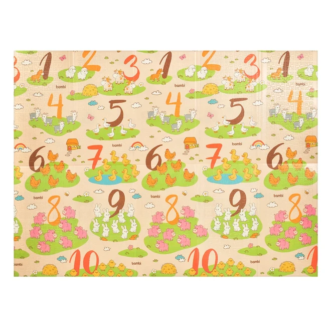 Коврик детский Bambi MR 1555-3 (200x150 см, двухсторонний, в сумке) Коврик детский Bambi MR 1555-3 (200x150 см, двухсторонний, в сумке)