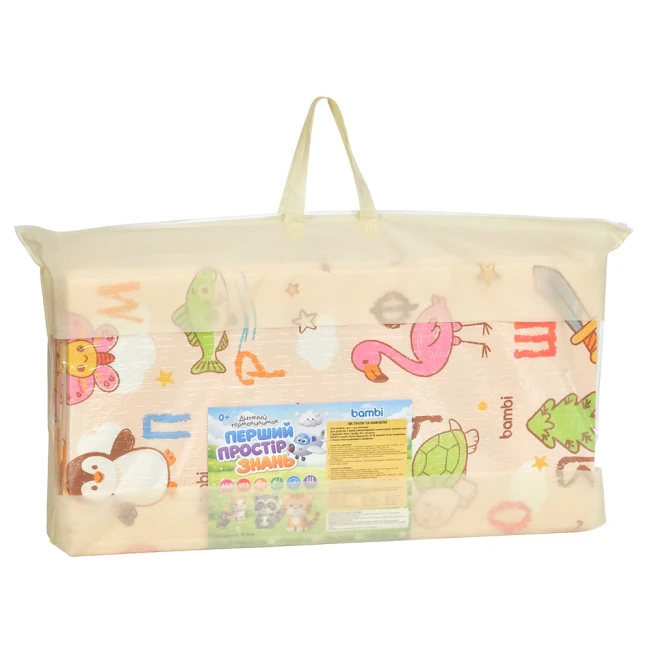 Коврик детский Bambi MR 1555-3 (200x150 см, двухсторонний, в сумке) Коврик детский Bambi MR 1555-3 (200x150 см, двухсторонний, в сумке)
