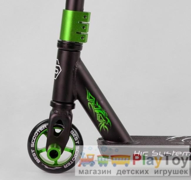 Самокат двухколесный трюковый Best Scooter (86380) HIC-система, ПЕГИ, колеса 100 - PU, алюминиевый диск Самокат двухколесный трюковый Best Scooter (86380) HIC-система, ПЕГИ, колеса 100 - PU, алюминиевый диск