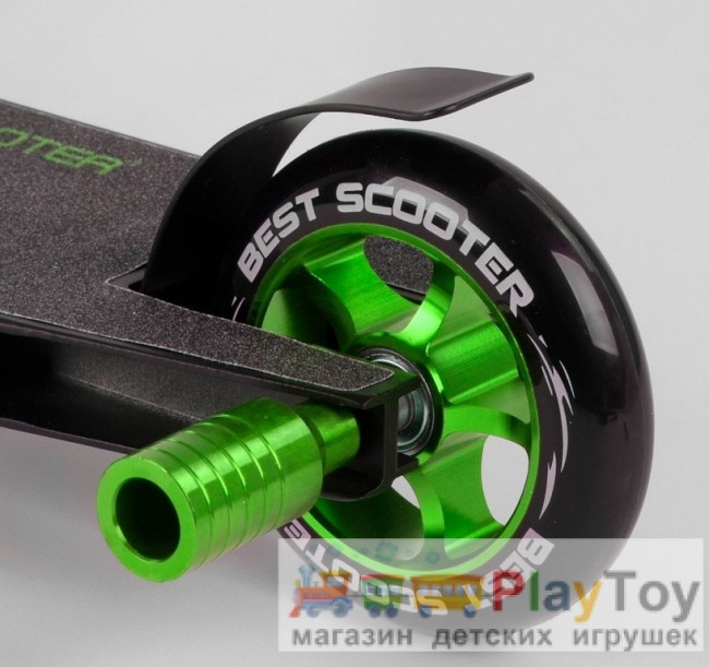 Самокат двухколесный трюковый Best Scooter (86380) HIC-система, ПЕГИ, колеса 100 - PU, алюминиевый диск Самокат двухколесный трюковый Best Scooter (86380) HIC-система, ПЕГИ, колеса 100 - PU, алюминиевый диск