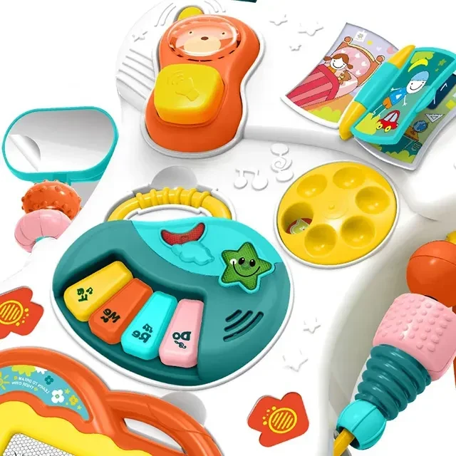 Ходунки-каталка TK Union Group 0819 (музыкальное пианино, магнитная доска)