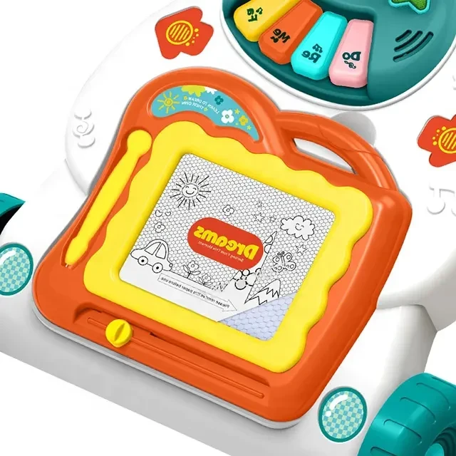 Ходунки-каталка TK Union Group 0819 (музыкальное пианино, магнитная доска)