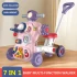 Ходунки-каталка Walking Bike MT-8 7 в 1 (велобег, велосипед, родительская ручка, столик, звук, пальчиковые игры)