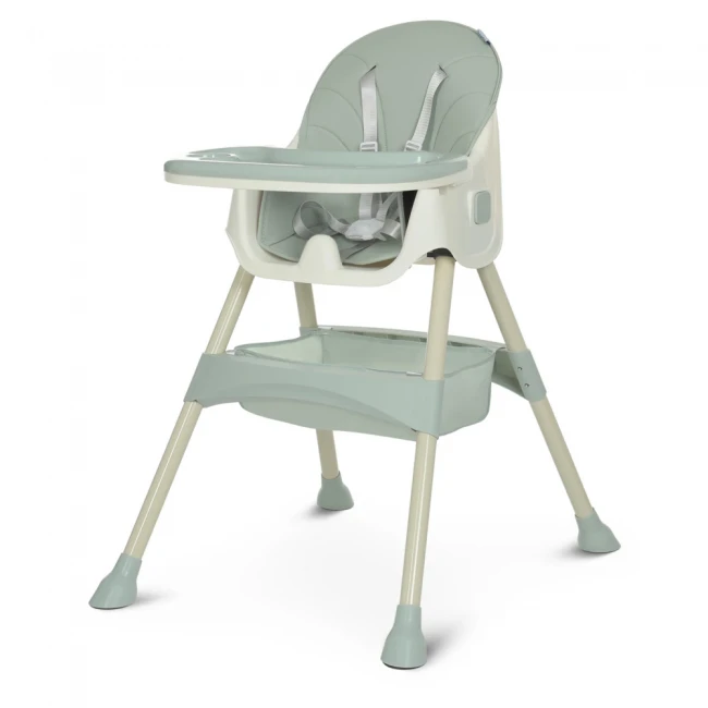 Стульчик для кормления Bambi M 4136-2 Olive (съемный столик, корзинка, чехол)