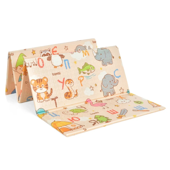 Коврик детский Bambi MR 1555-2 (180x150 см, двухсторонний, в сумке) Коврик детский Bambi MR 1555-2 (180x150 см, двухсторонний, в сумке)