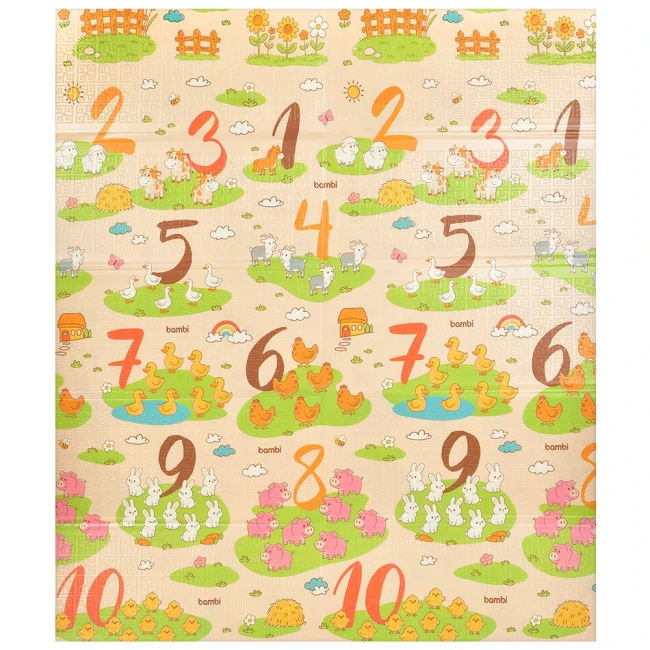 Коврик детский Bambi MR 1555-2 (180x150 см, двухсторонний, в сумке) Коврик детский Bambi MR 1555-2 (180x150 см, двухсторонний, в сумке)