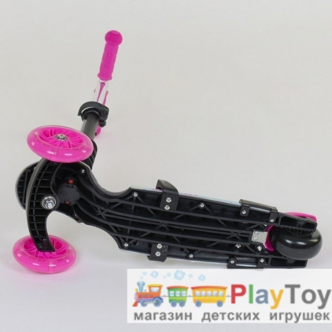 Самокат-біговів дитячий триколісний Best Scooter (62310) 5 в 1, є підсвічування коліс, PU-колеса, абстракція Самокат-біговів дитячий триколісний Best Scooter (62310) 5 в 1, є підсвічування коліс, PU-колеса, абстракція
