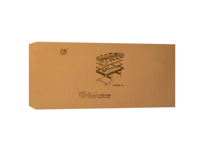 Настольная игра C6008-4 4 в 1 футбол, аэрохоккей, теннис, бильярд (74x41x18-50 см, деревянный, на ножках) Настольная игра C6008-4 4 в 1 футбол, аэрохоккей, теннис, бильярд (74x41x18-50 см, деревянный, на ножках)