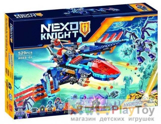 Конструктор "Nexo Knights" (10596) Самолет-истребитель Сокол Клэя, 529 деталей