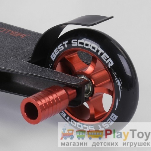 Самокат двухколесный трюковый Best Scooter (32947) HIC-система, ПЕГИ, колеса 100 - PU, алюминиевый диск