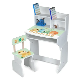 Парта школьная M 904-10 Динозавр (1 стульчик, высота 3 положения)